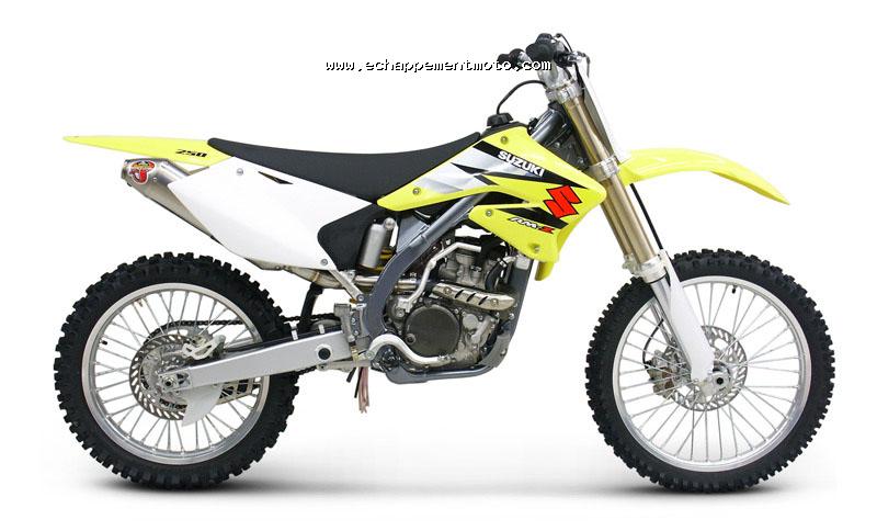 ECHAPPEMENT MOTO AKRAPOVIC SLIP - ON EXHAUST SYSTEM SUZUKI RM-Z 250 (2004)